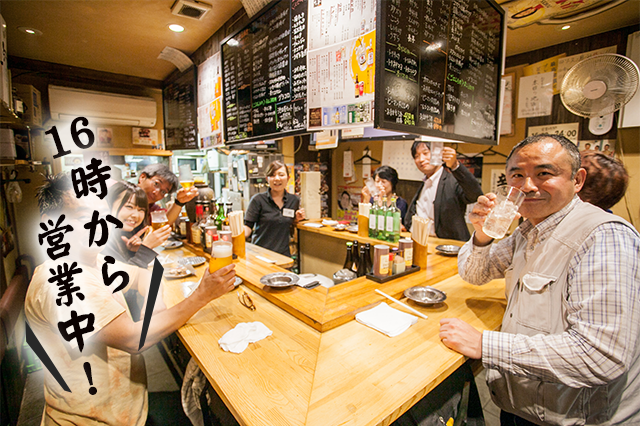 池田にある安くて旨い立ち飲み居酒屋 池田屋本店 焼き鳥 串カツ